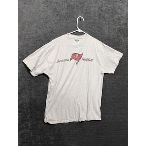 Vintage 1998 Tultex Tampa Bay Buccaneers Mike Alstott 40 T-Shirt Mens XL Gray
